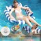 3-Pack Inflatable Swim Ring for Kids & Adults+ 1 Pool Ice Bar - Durable Pool Float, Fun Beach Toy, Easy to Inflate, Bright Colors, Perfect for Pool, Lake, or Summer Parties